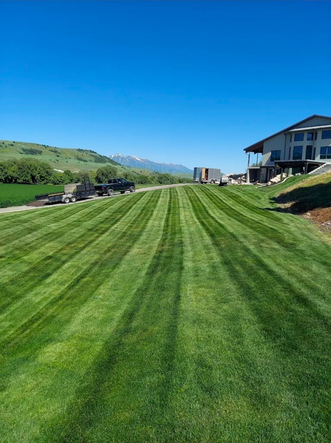 Lawn aeration service